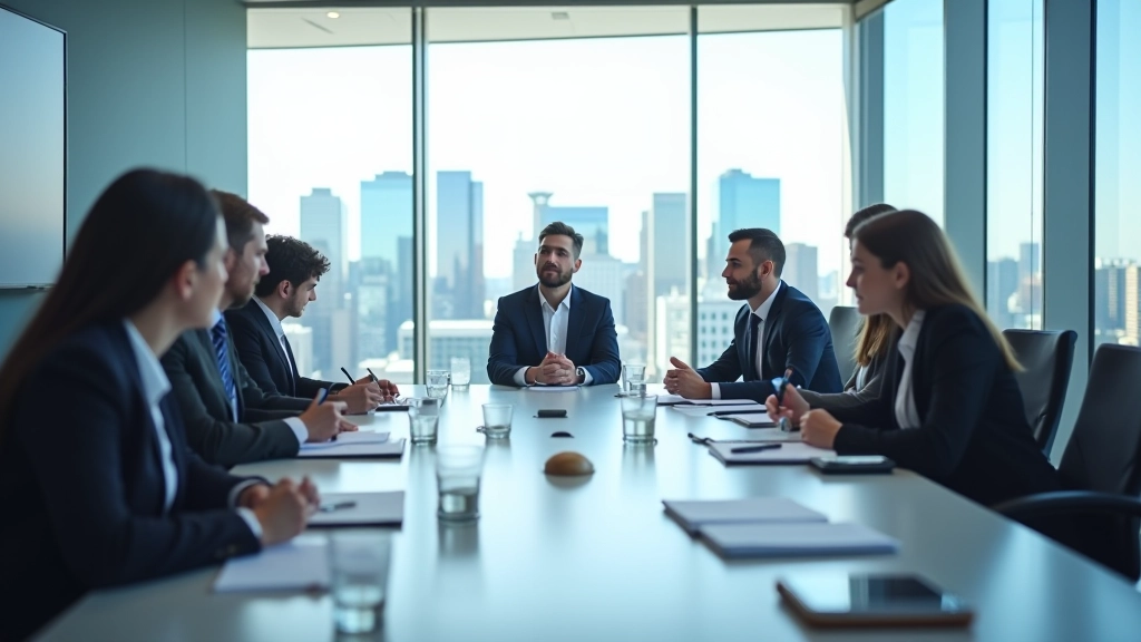 Enterprise meeting room where Calgary-based business leaders adapt revenue models for market changes